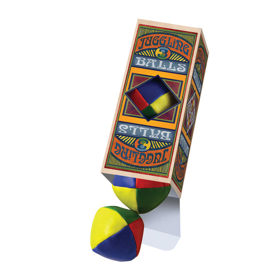 Set of 3 Juggling Balls Spotty Dot Toys