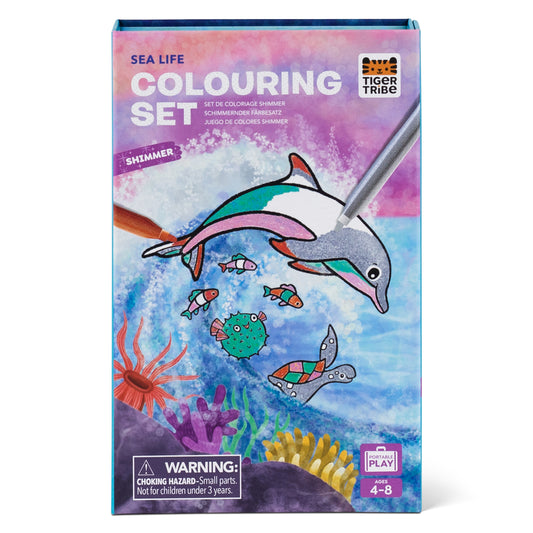 Shimmer Colouring Set - Sea Life - Spotty Dot Toys