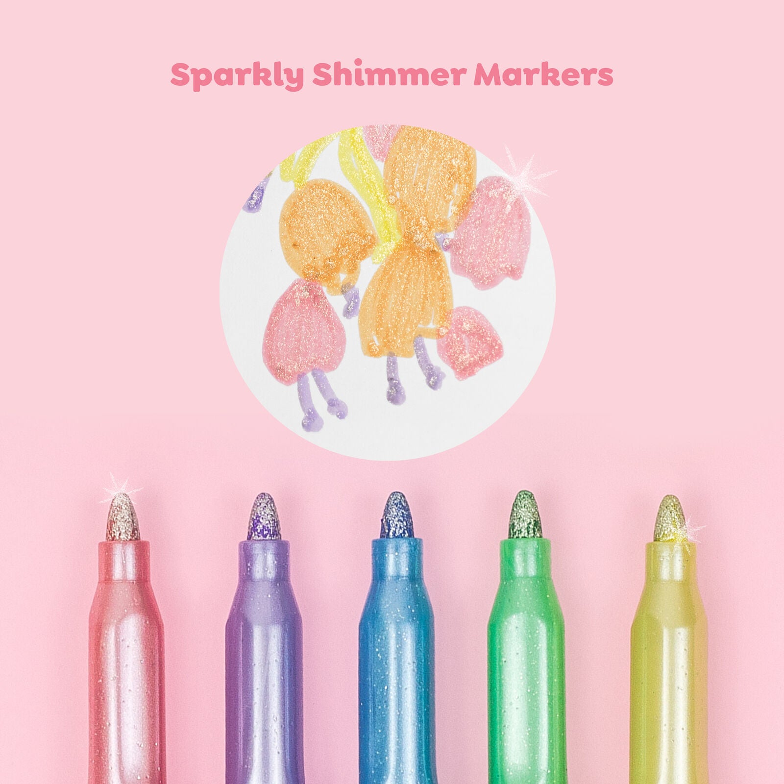 Shimmer Markers Spotty Dot Toys