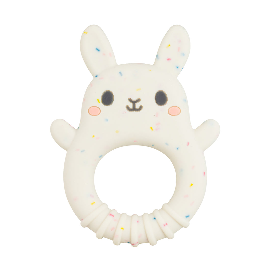 Silicone Bunny Teether - Spotty Dot Toys AU