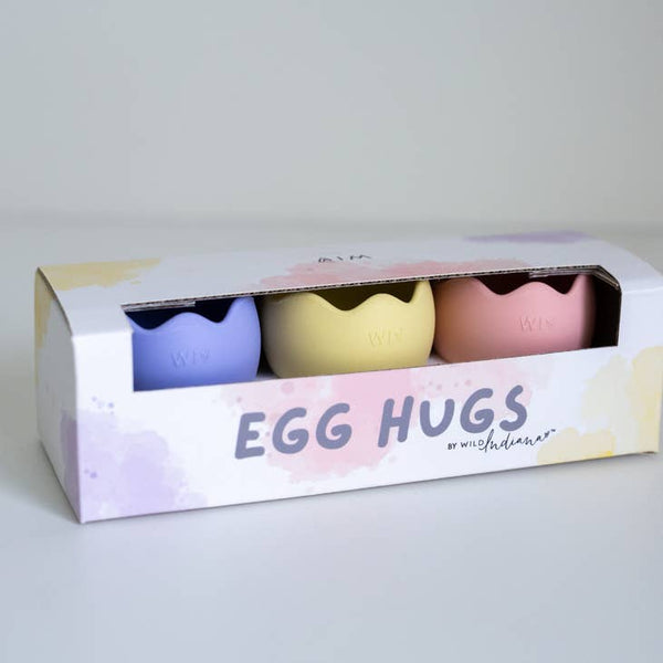 Silicone Egg Cup Hugs - Spotty Dot