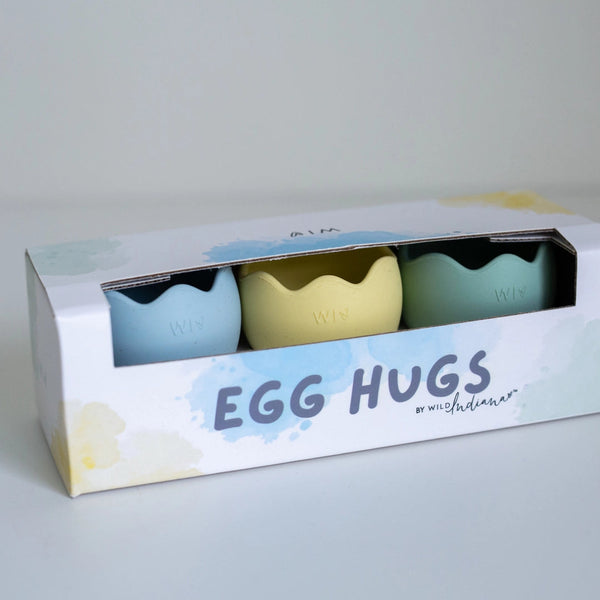 Silicone Egg Hugs Cups - Spotty Dot