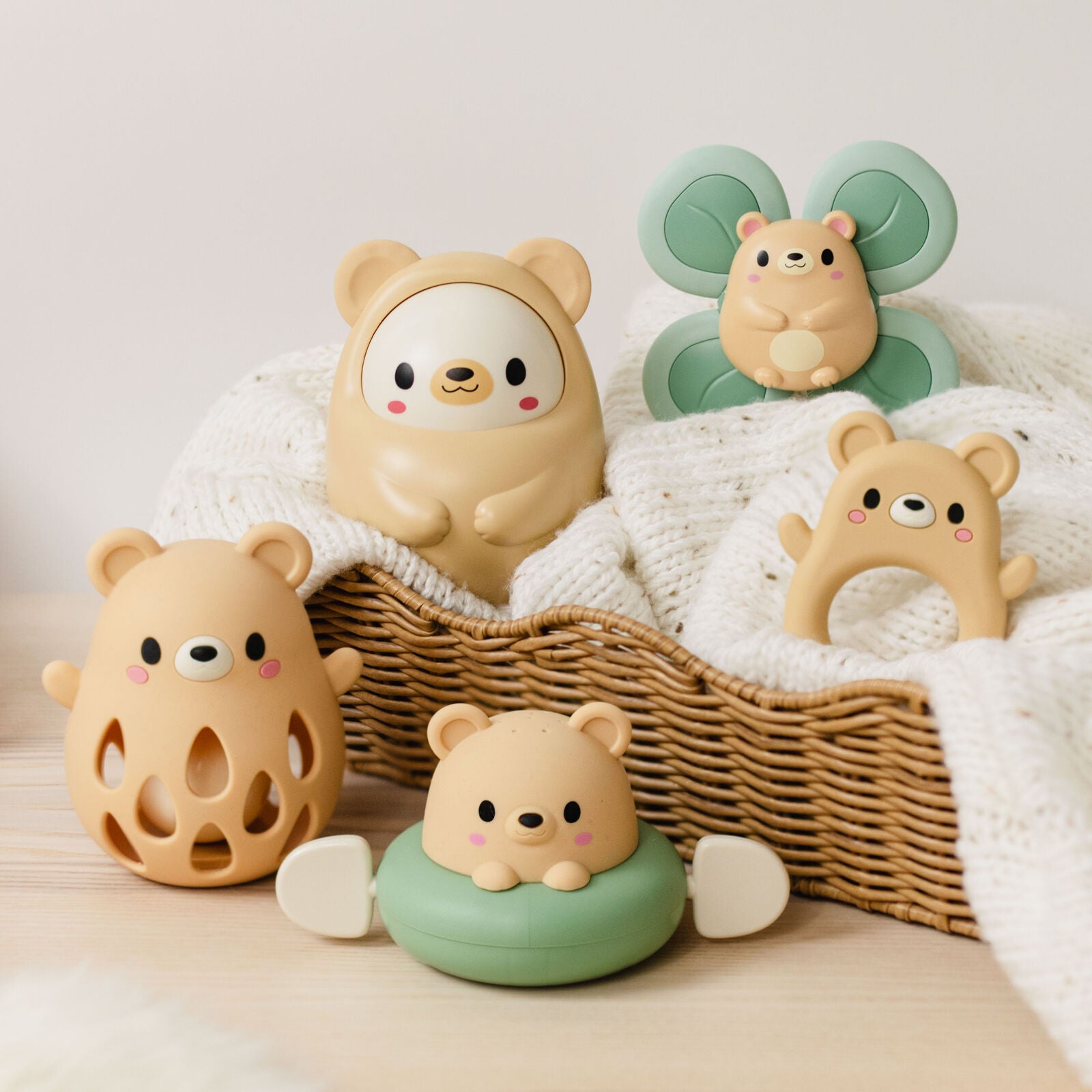 Silicone Bear Baby Collection Spotty Dot 