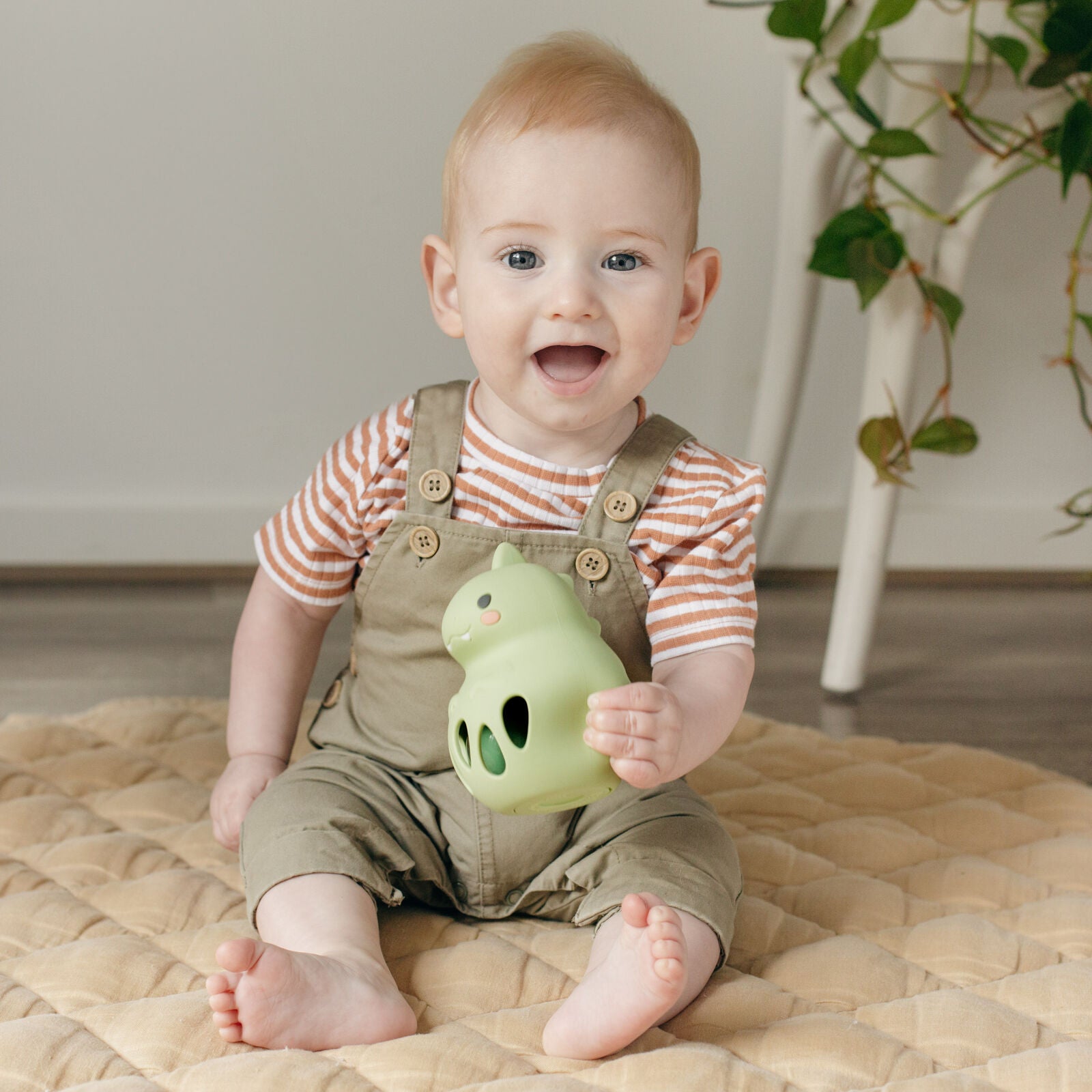 Silicone Rattle Dino Tiger Tribe Spotty Dot Toys