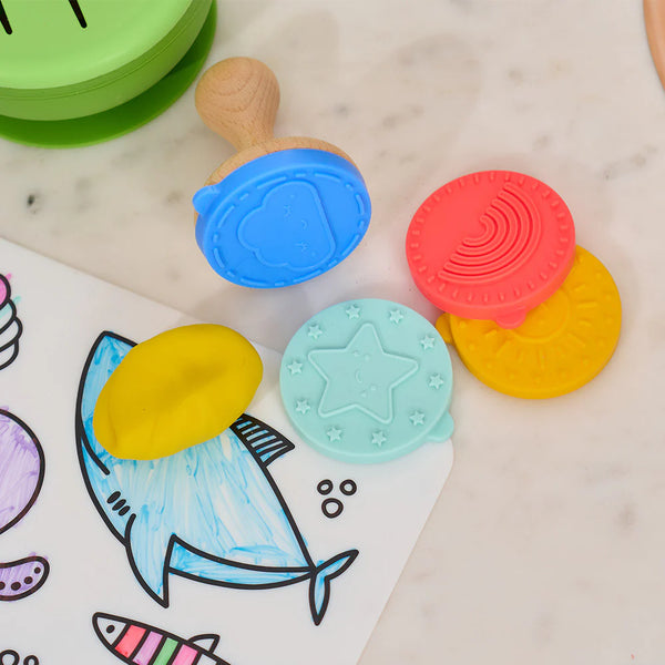 Silicone Kids Stamp Set Spotty Dot