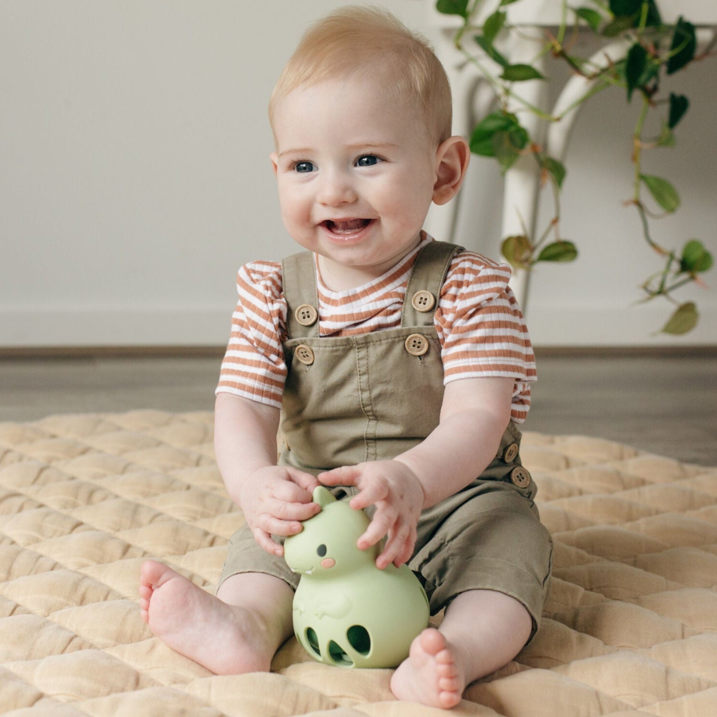 Silicone Rattle Dino Tiger Tribe Spotty Dot Toys