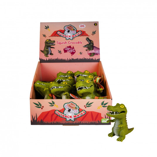 Squish Crocodile Sensory Toys Spotty Dot
