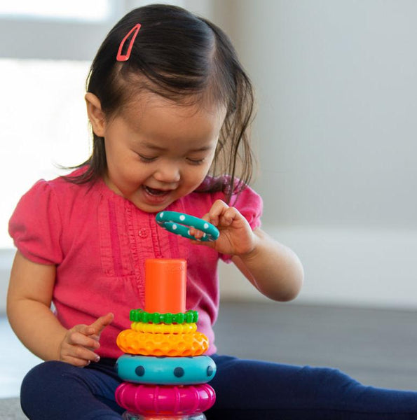 Stacks of Circles Toy Spotty Dot