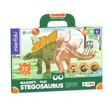 Load image into Gallery viewer, Magnetic Pad Stegosaurus - Spotty Dot Toys
