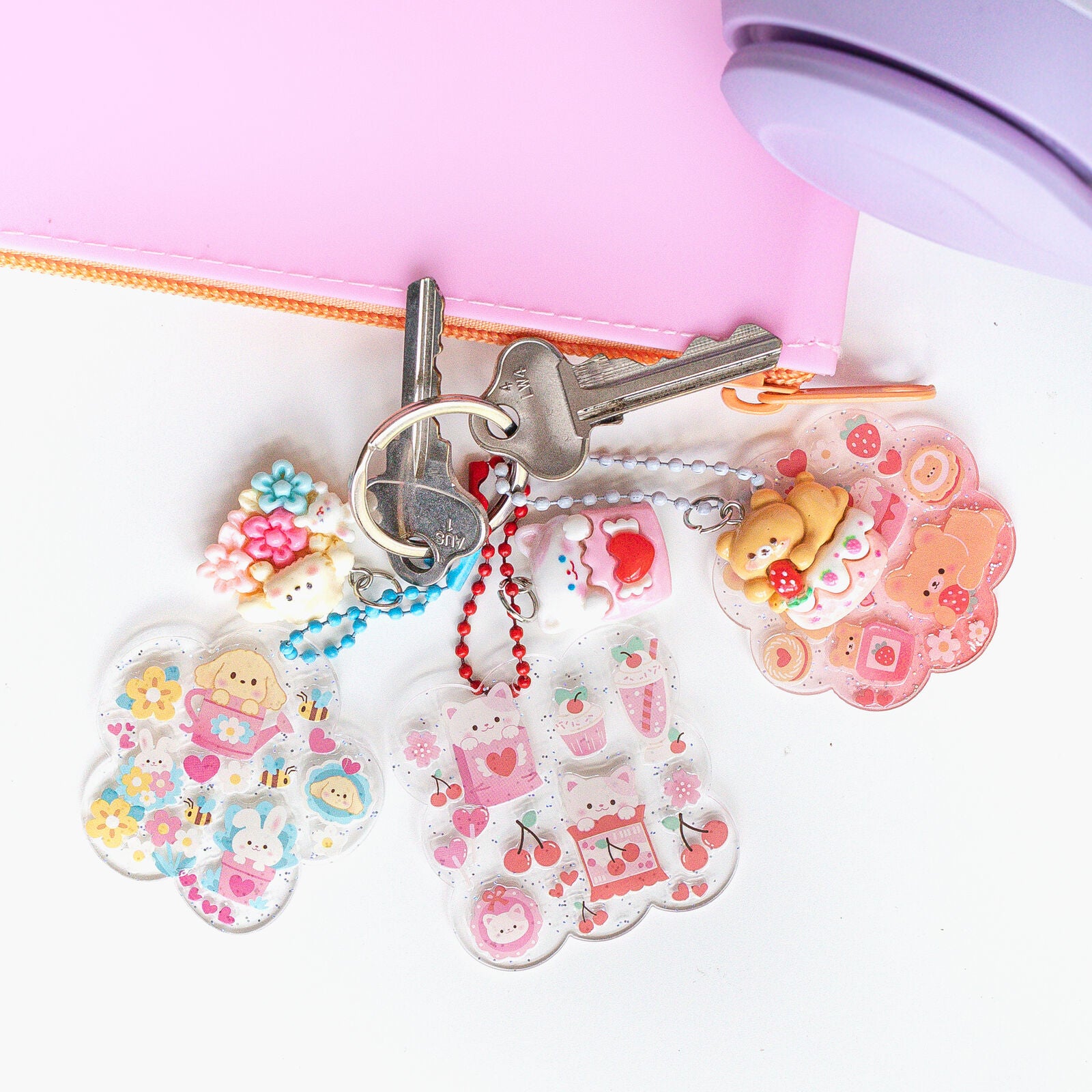 Sticker Craft Kit Kawaii Bag Charms Spotty Dot Melbourne