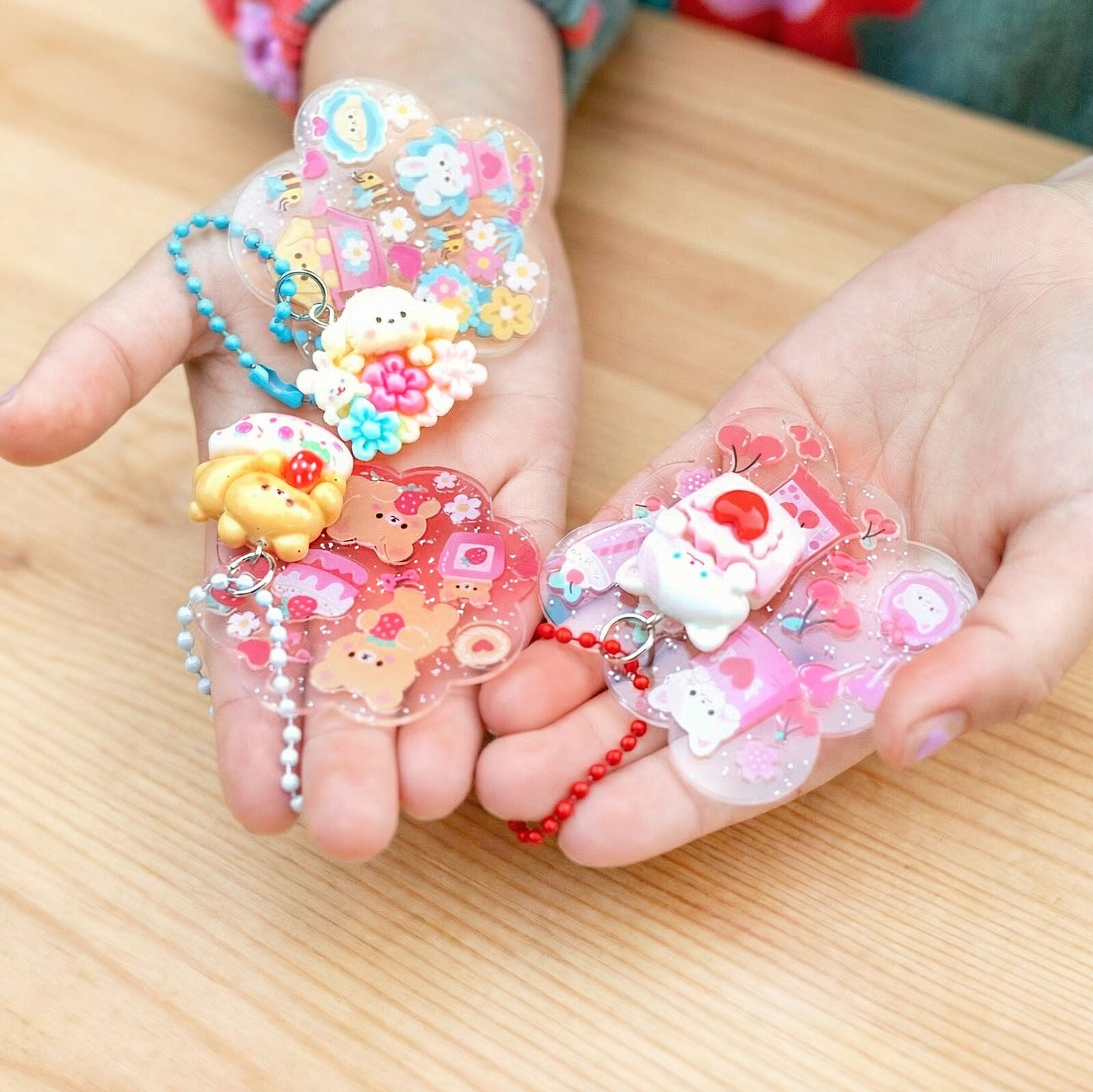 Sticker Craft Kit Kawaii Bag Charms Spotty Dot Toys