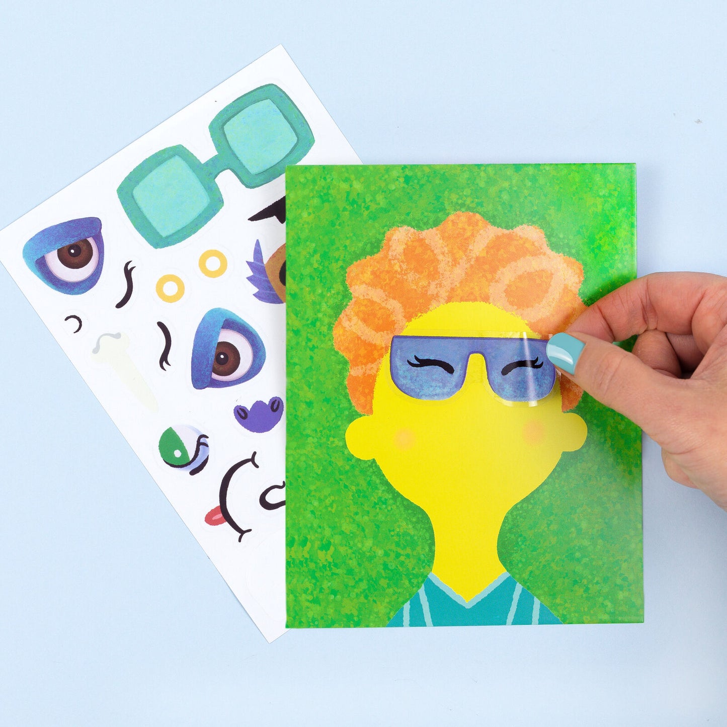 Sticker Pics Funny Faces Spotty Dot