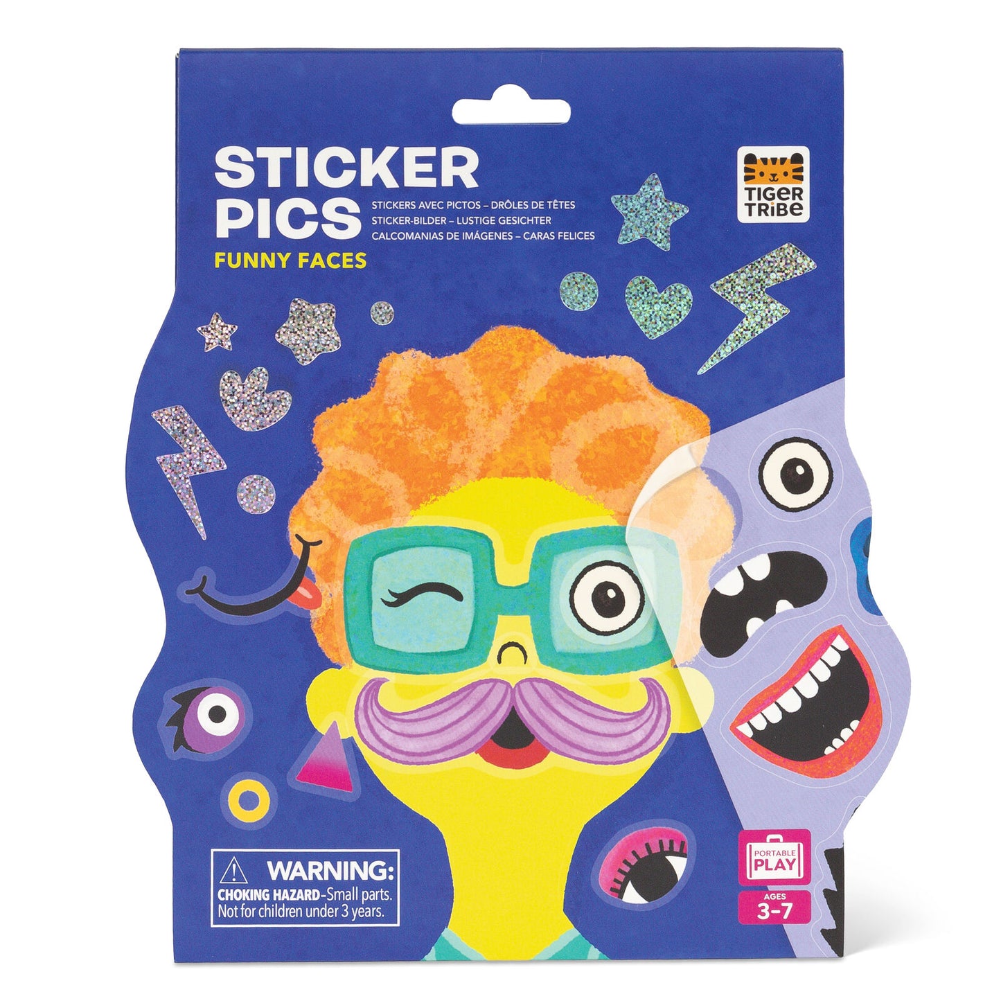 Sticker Pics Funny Faces Spotty Dot