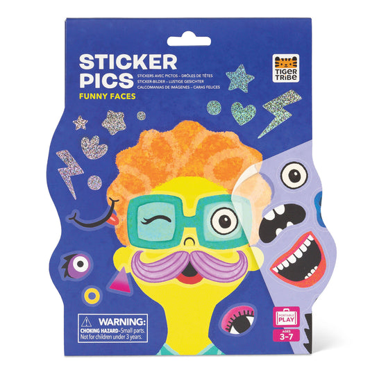 Sticker Pics Funny Faces Spotty Dot