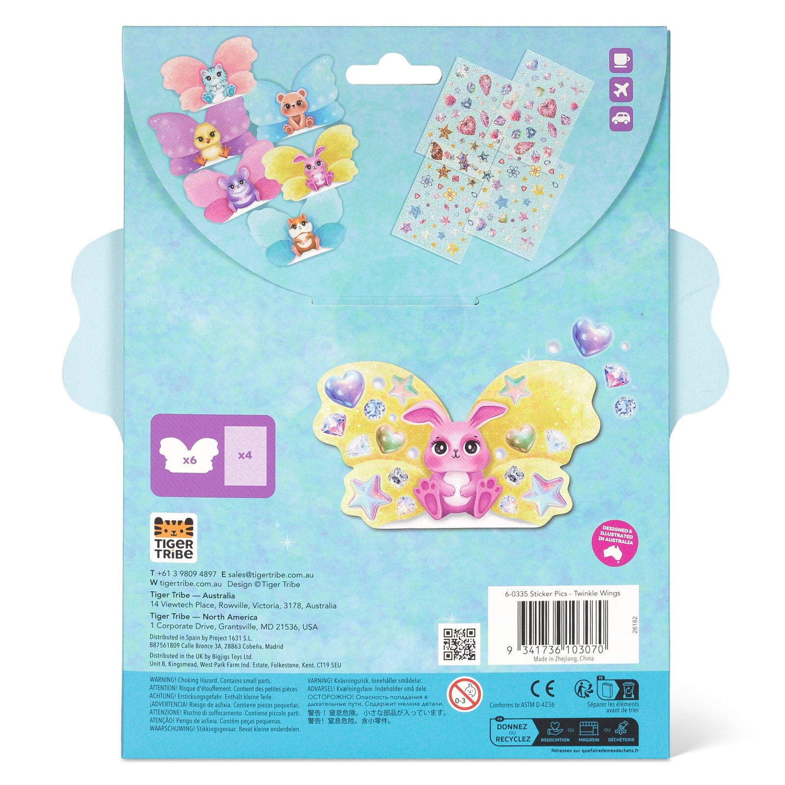 Sticker Pics Twinkle Wings Spotty Dot