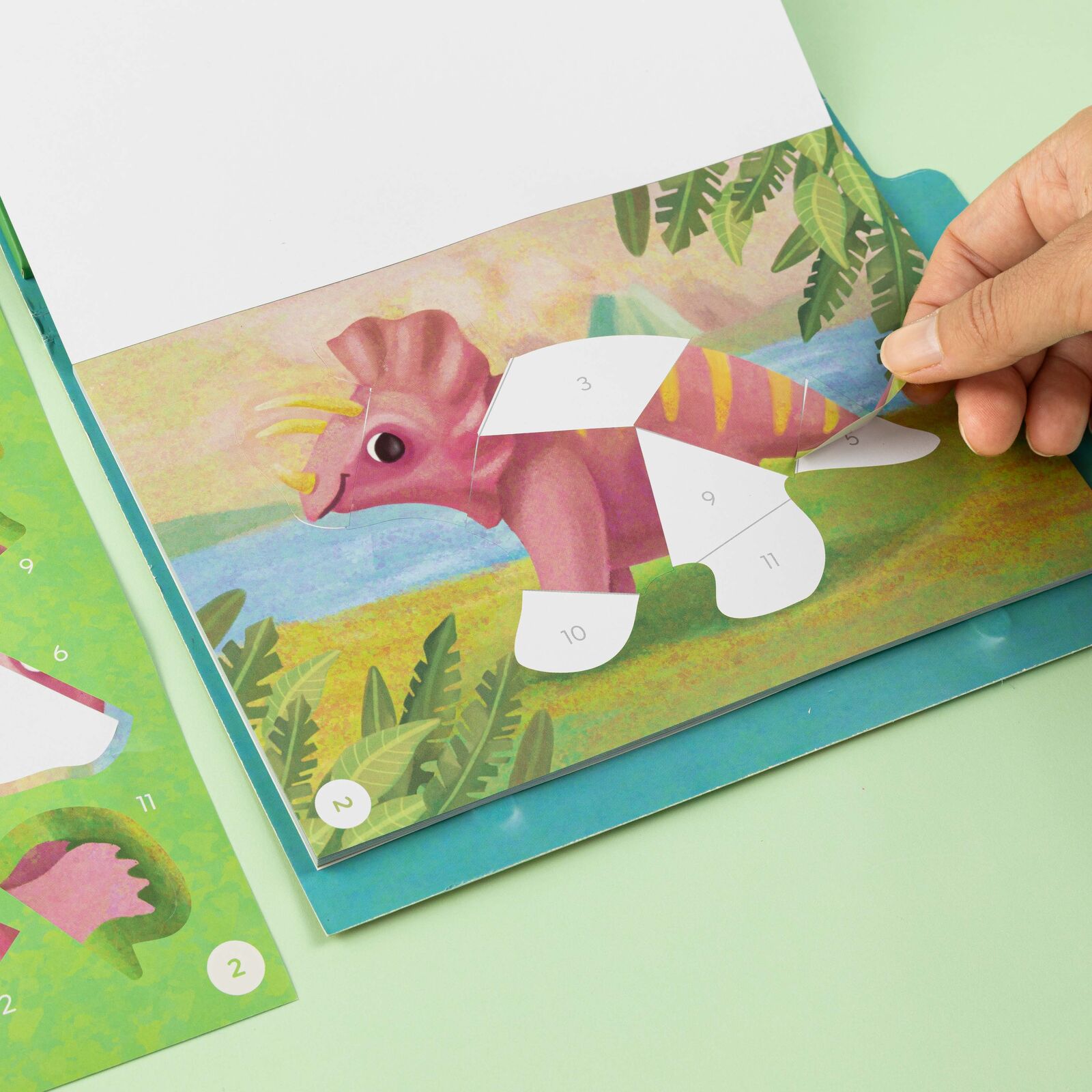 Sticker by Numbers Dinosaurs Spotty Dot Toys