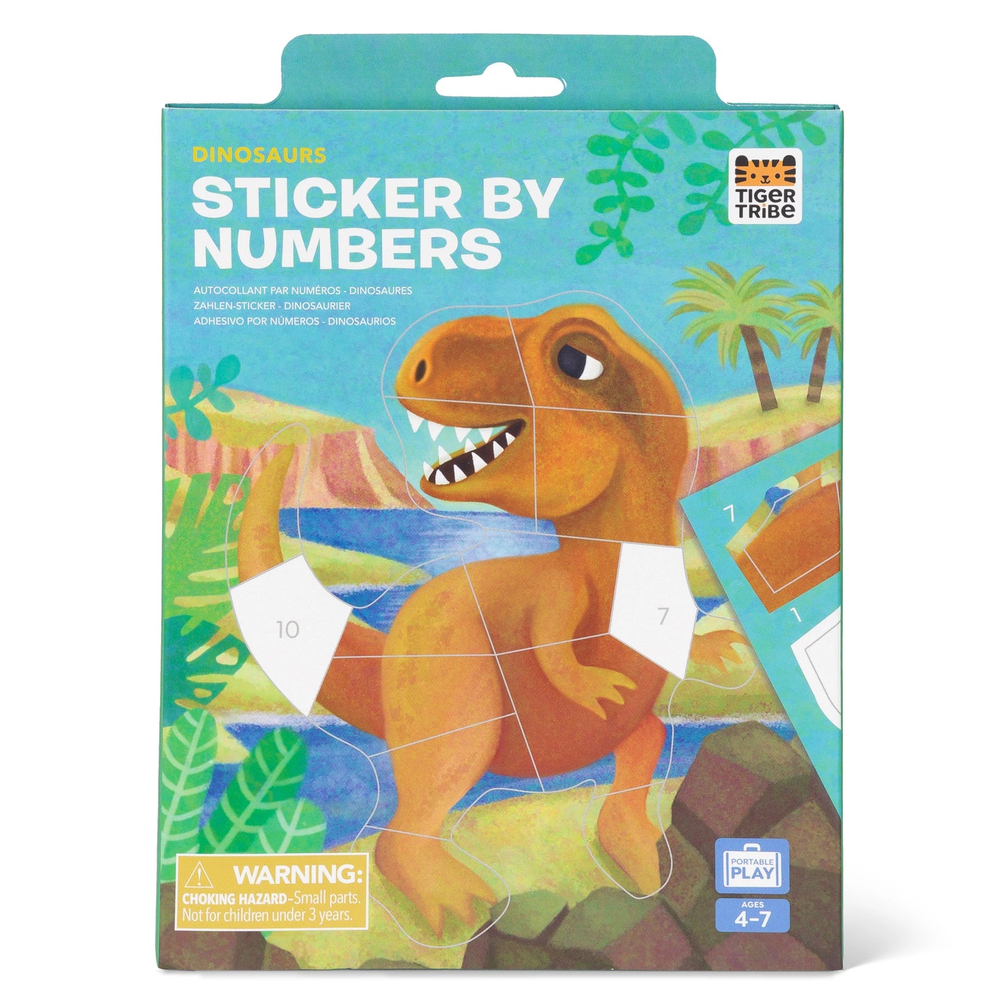 Sticker by Numbers Dinosaurs Spotty Dot Toys