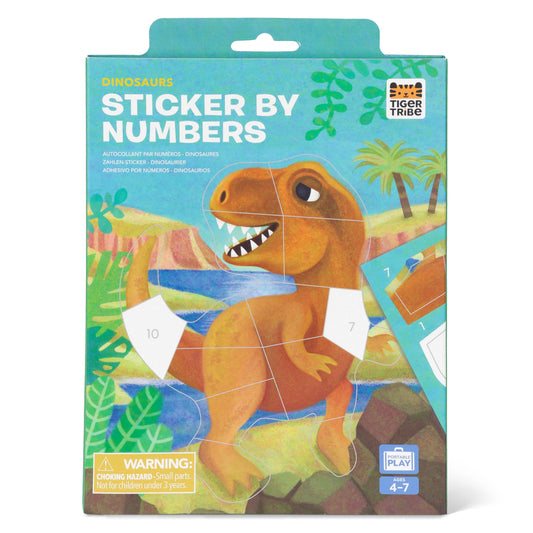 Sticker by Numbers Dinosaurs Spotty Dot Toys