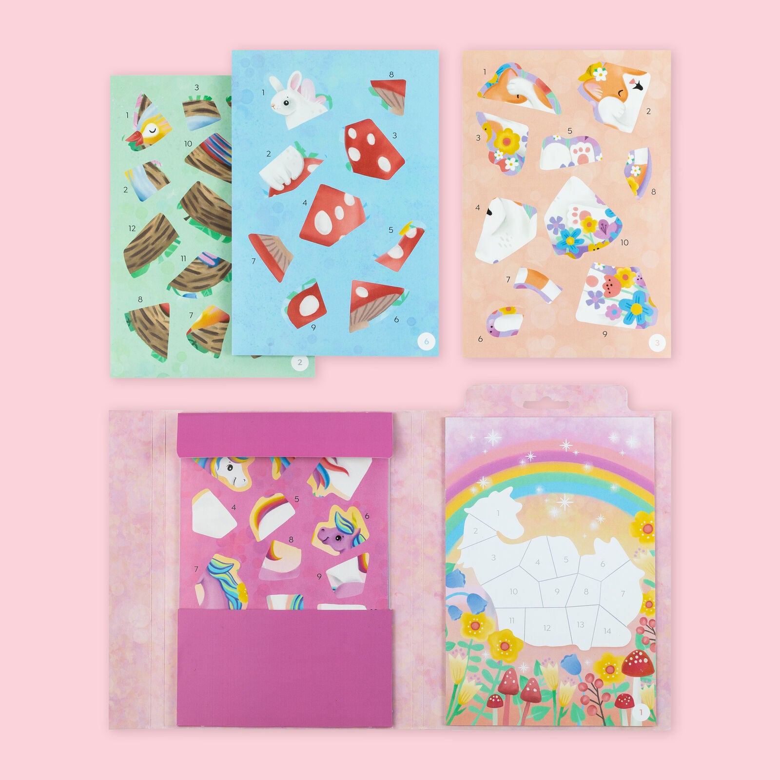Sticker by Numbers Magical Garden Spotty Dot Toys