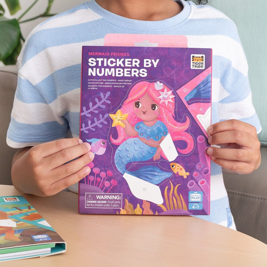 Sticker by Numbers Mermaid Spotty Dots Toys