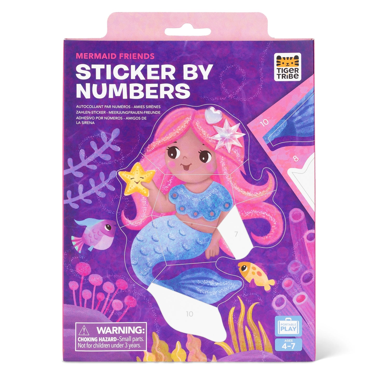 Sticker by Numbers Mermaid Spotty Dot Toys