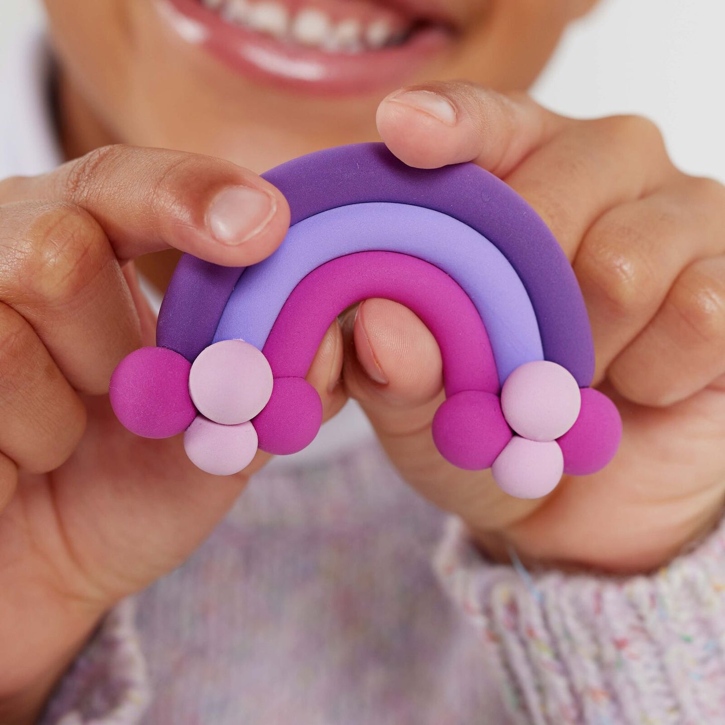 Super Air Dry Clay Twilight Rainbow Spotty Dot Toys
