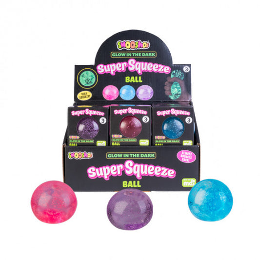 Super Squeeze Glow in Dark Ball Spotty Dot Kids