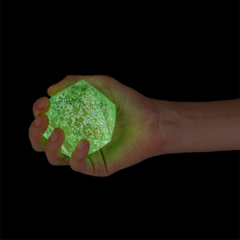 Super Squeeze Polyhedron Glow in Dark Smooshos Spotty Dot Toys