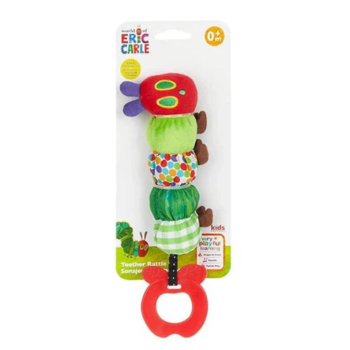 The Hungry Caterpillar Baby Teether Rattle Spotty Dot Toys
