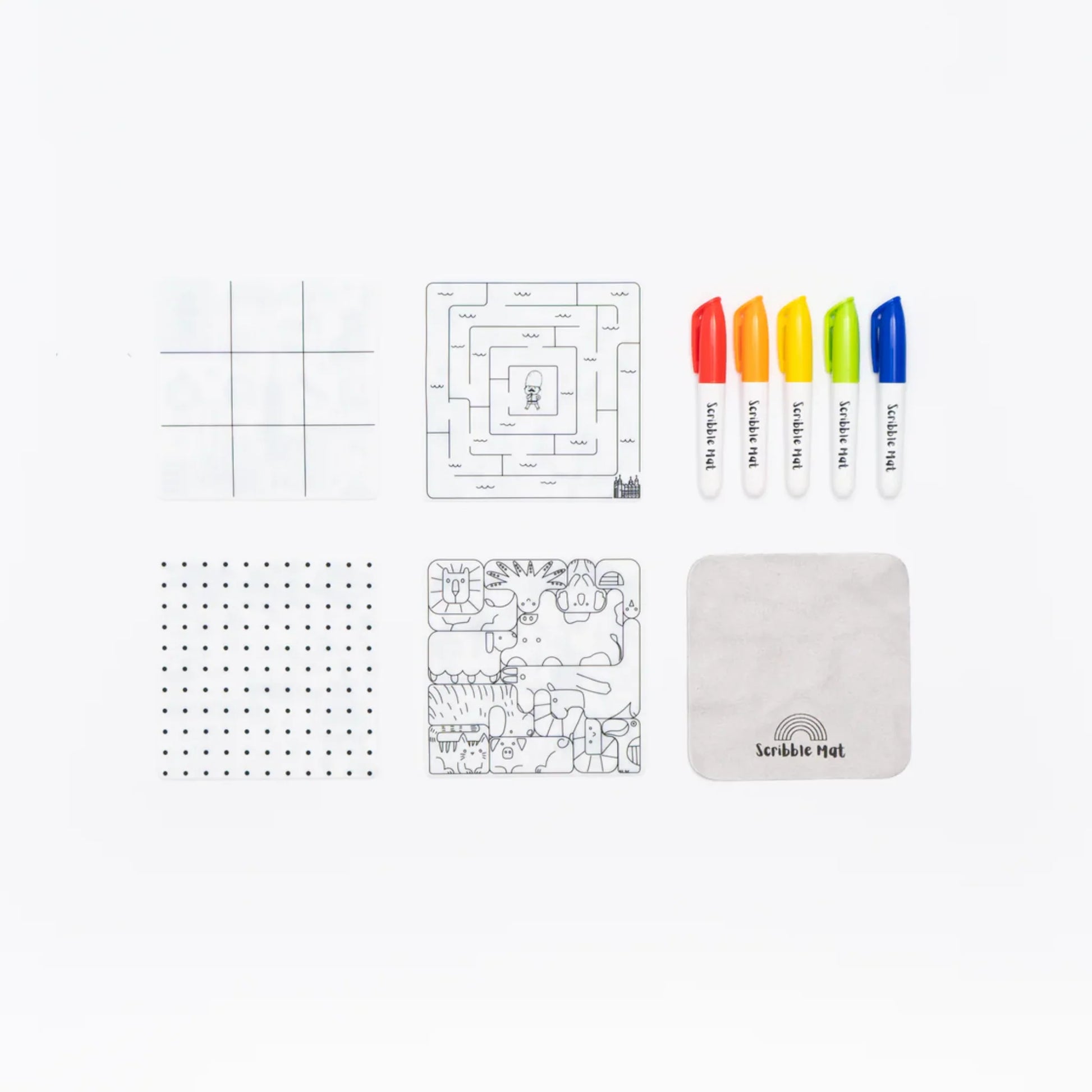 Tinies Silicone Mat Pack Spotty Dot Toys