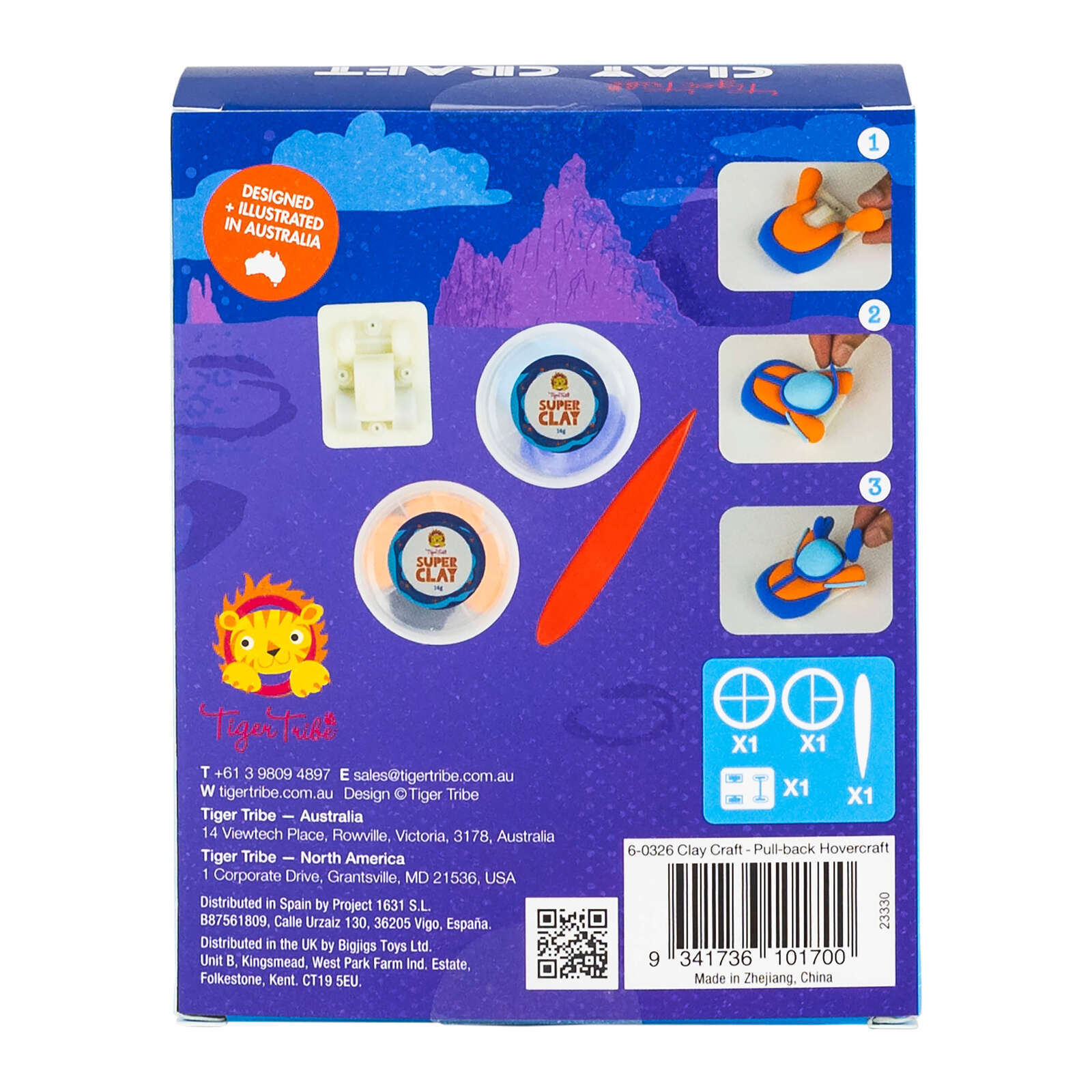 Tiger Tribe Clay Craft Hovercraft - Spotty Dot Toys