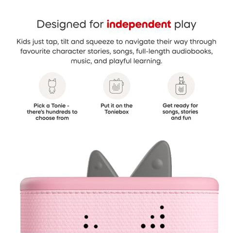 Toniebox 2 Cloud Pink & Creative Rubie Set Spotty Dot Toys