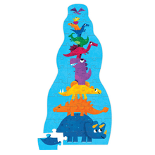 Load image into Gallery viewer, Dinosaur Tower Puzzle - Spotty Dot Toys AU

