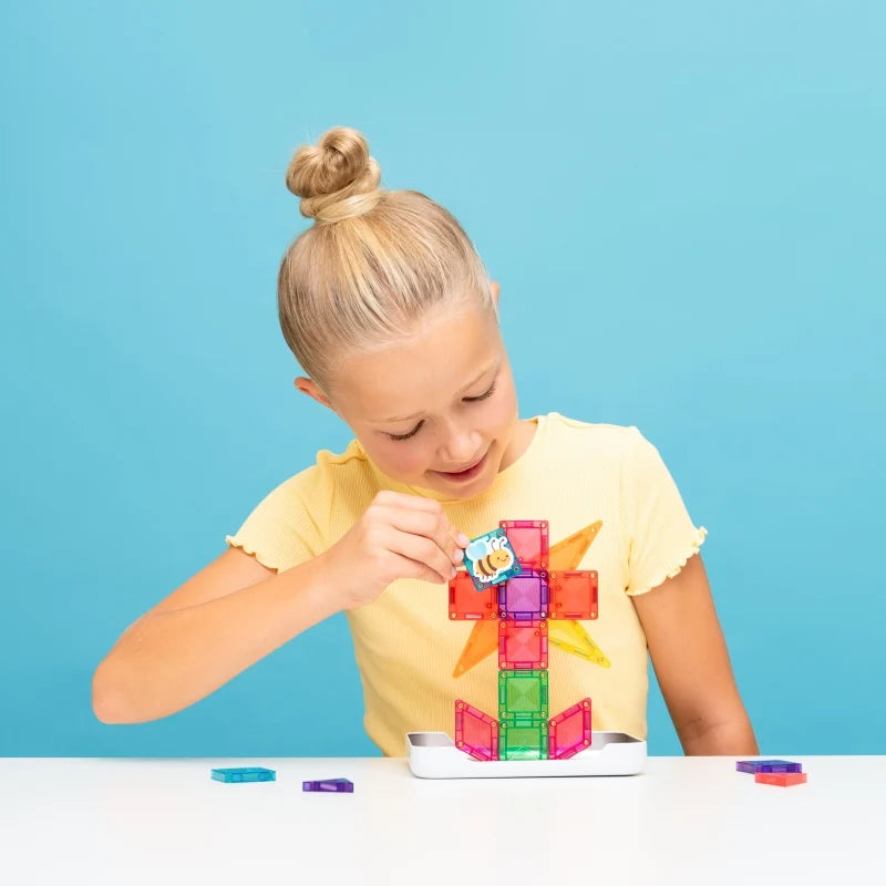 Travel Pack Mini 32 Pieces Connetix Magnetic Tiles Spotty Dot Toys