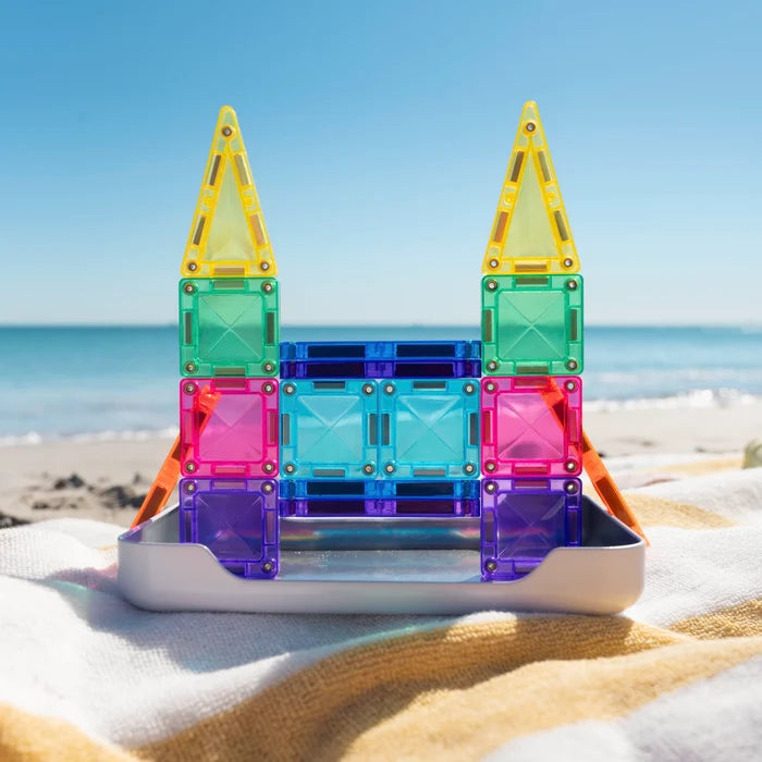 Travel Pack Mini 32 Pieces Connetix Magnetic Tiles Spotty Dot Toys