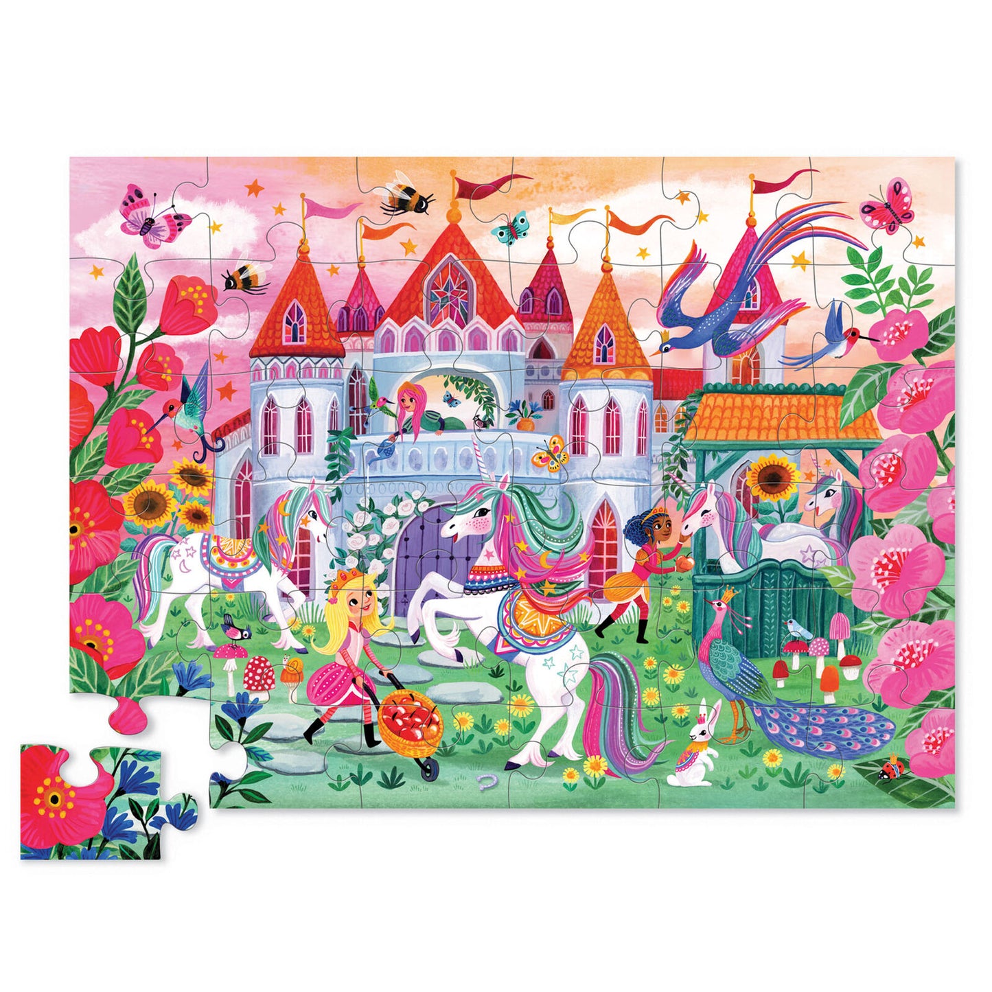 Unicorn Castle Puzzle Spotty Dot Toys