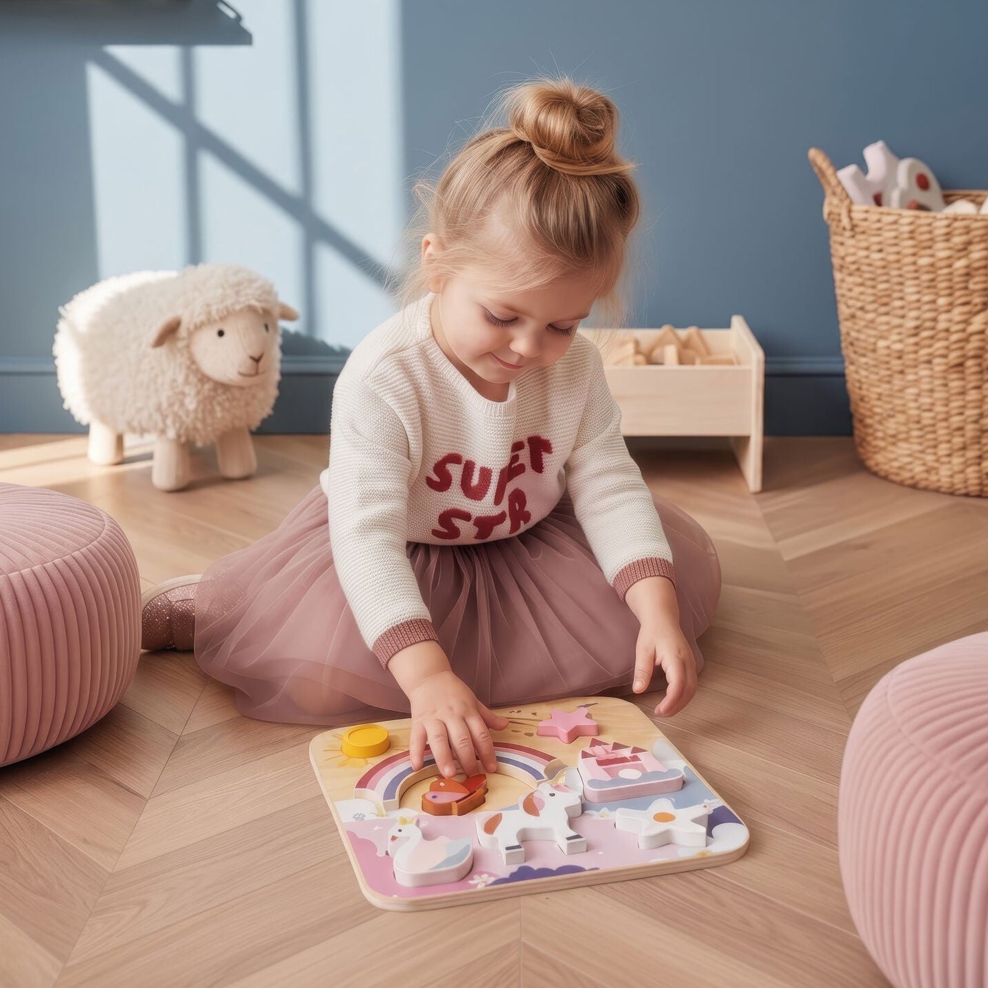 Unicorn Chunky Puzzle Spotty Dot Toys