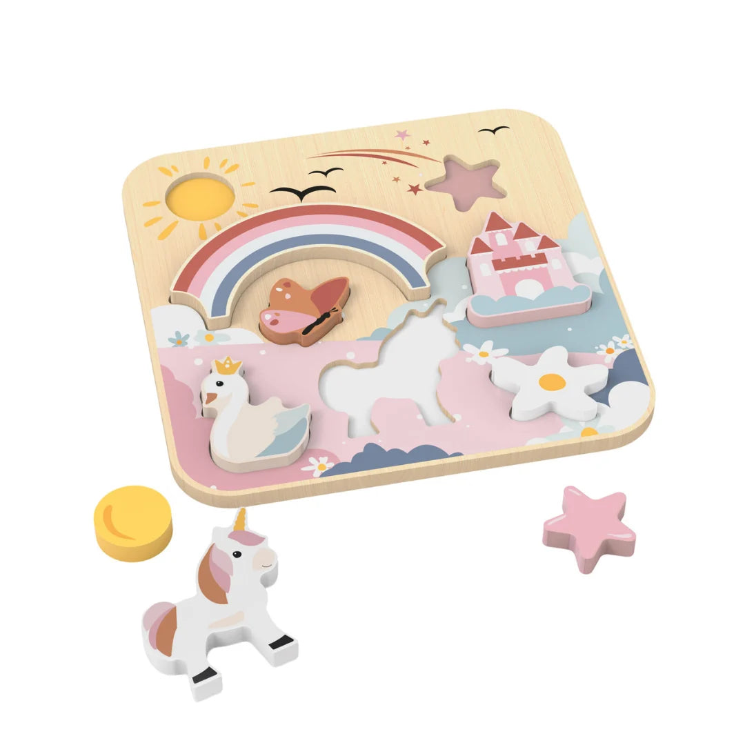 Unicorn Chunky Puzzle Spotty Dot Toys