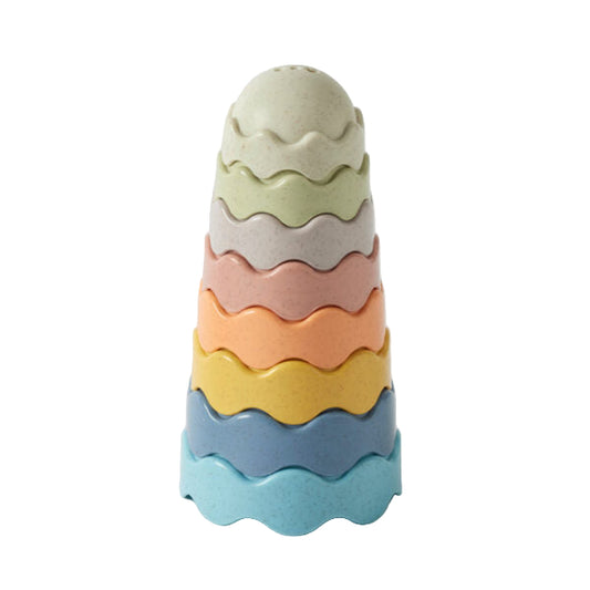 Wave Shape Stacker Toy Spotty Dot Kids 