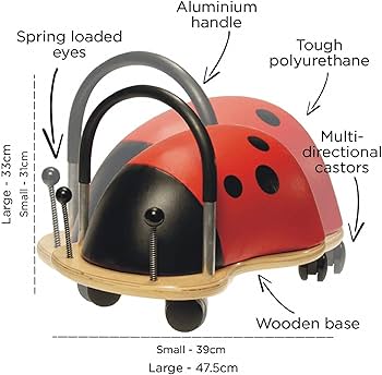 Wheely Bug LadyBug Spotty Dot Toys