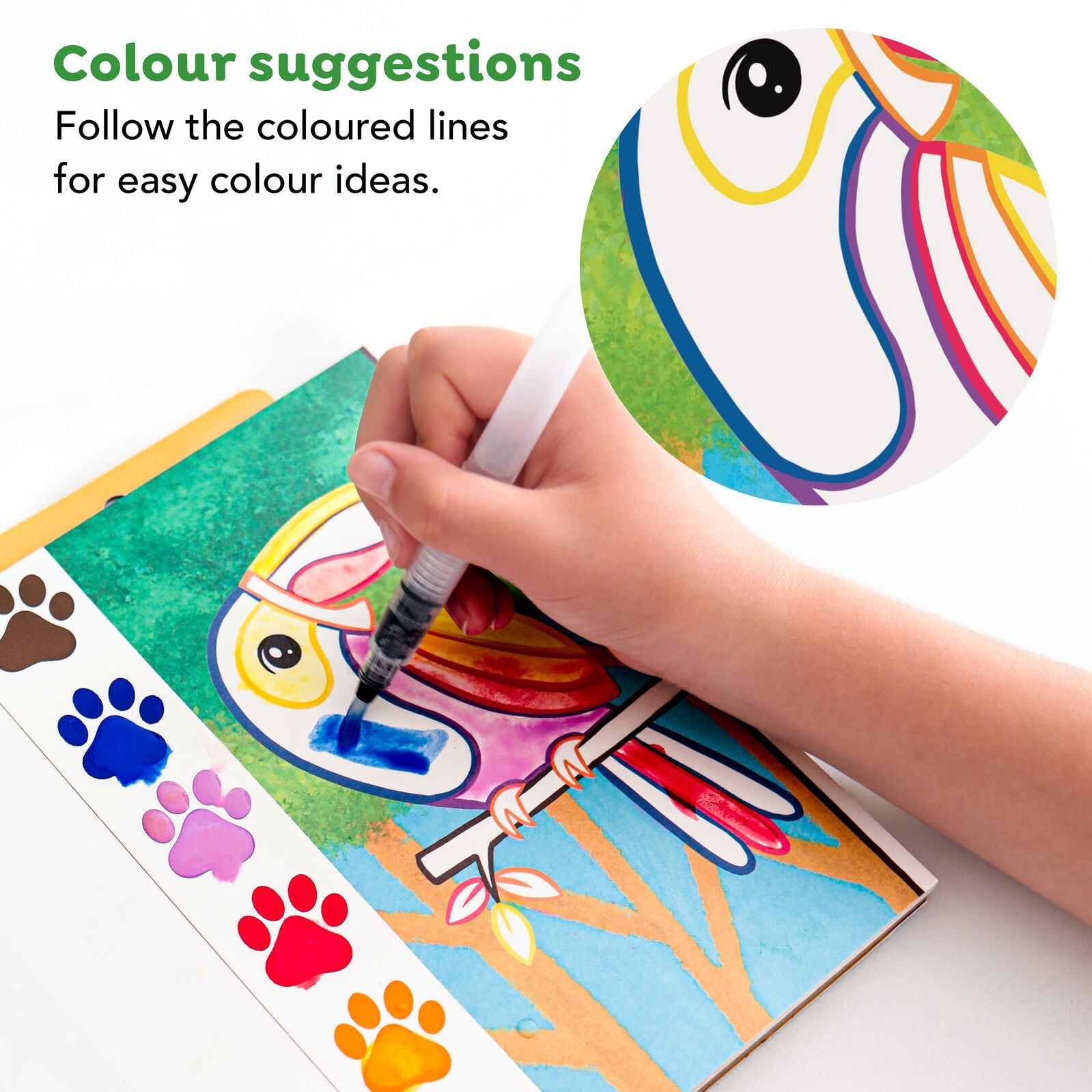 Wild Animals Paint a Picture Set Spotty Dot Toys