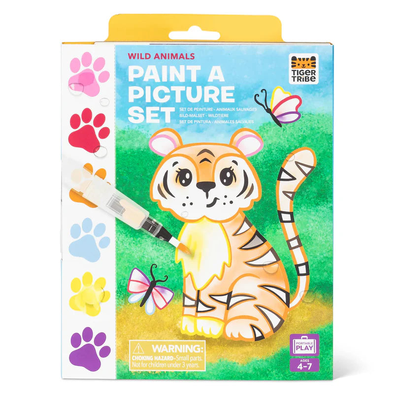 Paint a Picture Wild Animals by Tiger Tribe Toys – Spotty Dot