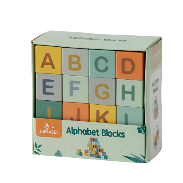 Wooden Alphabet Blocks Spotty Dot Toys