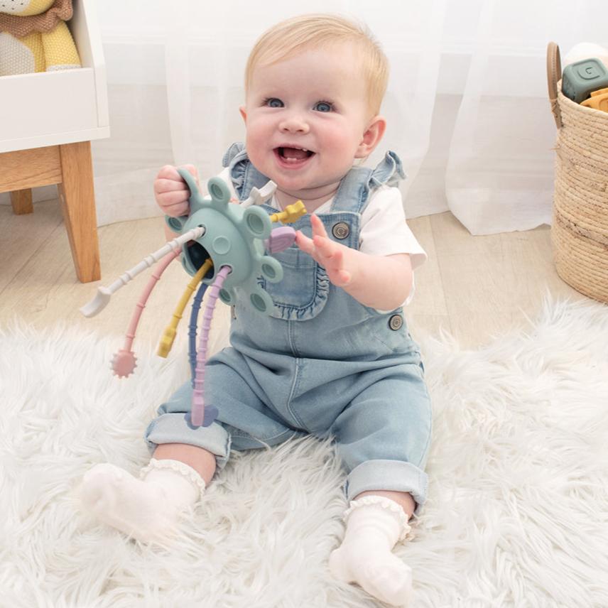 Silicone Zippy Activity Multi Toy - Spotty Dot Baby