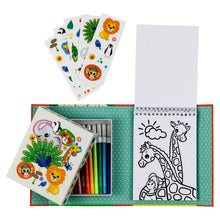 Load image into Gallery viewer, Zoo Colouring Set - Spotty Dot Toys AU
