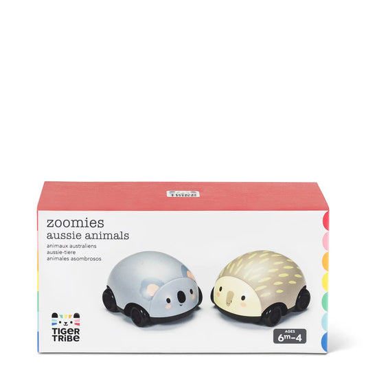 Zoomies Aussie Pull Backs Koala Echidna Spotty Dot Toys