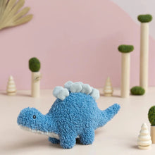 Load image into Gallery viewer, Baby Stu Blue Stegosaurus - Spotty Dot Toys
