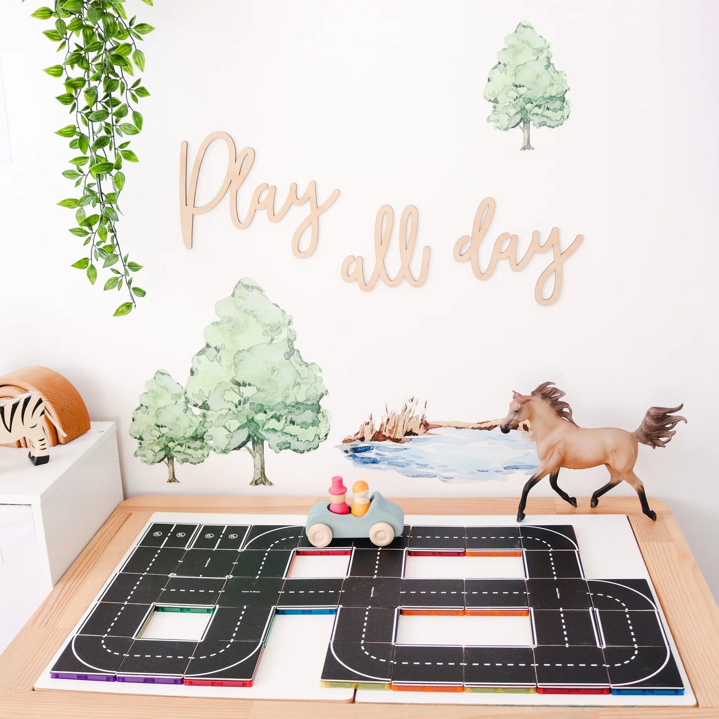 Tile Topper Magnetic Road Pack 40 pieces - Ages 3+