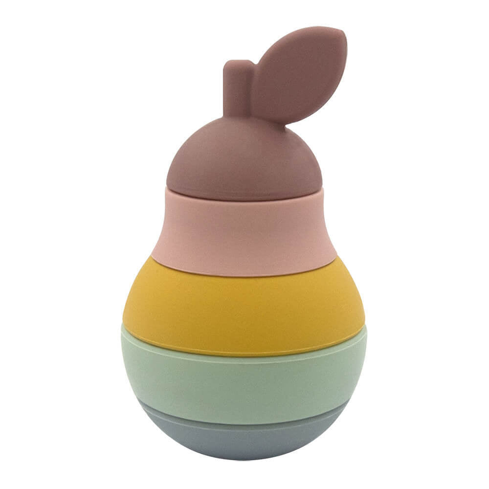 Pear Silicone Stacking Toy - Spotty Dot AU