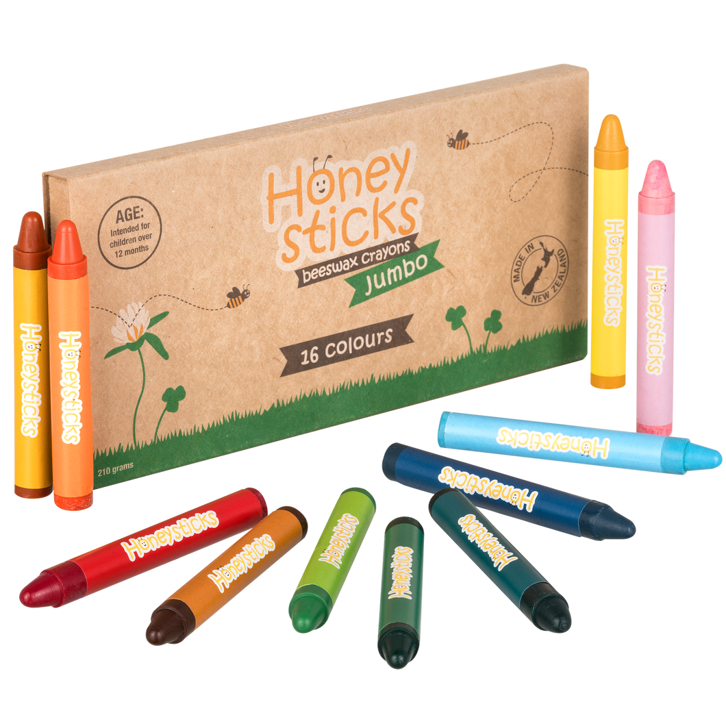 Honeysticks Jumbo Beeswax Crayons - Spotty Dot AU